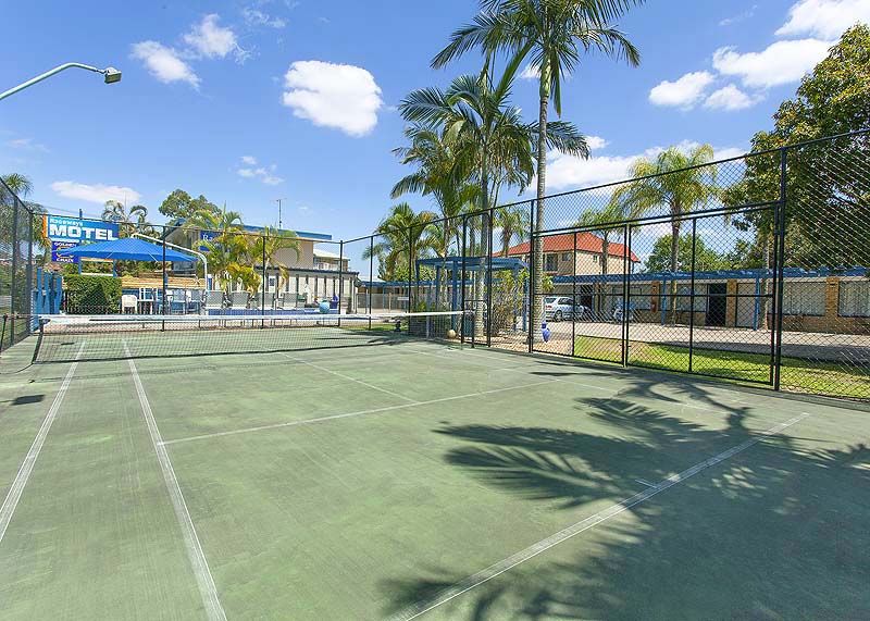 Onsite tennis court